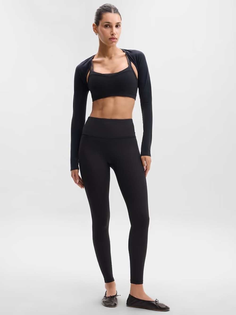 5 PAIRS -  ELATION ULTRA HIGH RISE 7/8 LEGGING - ATHLETA - L